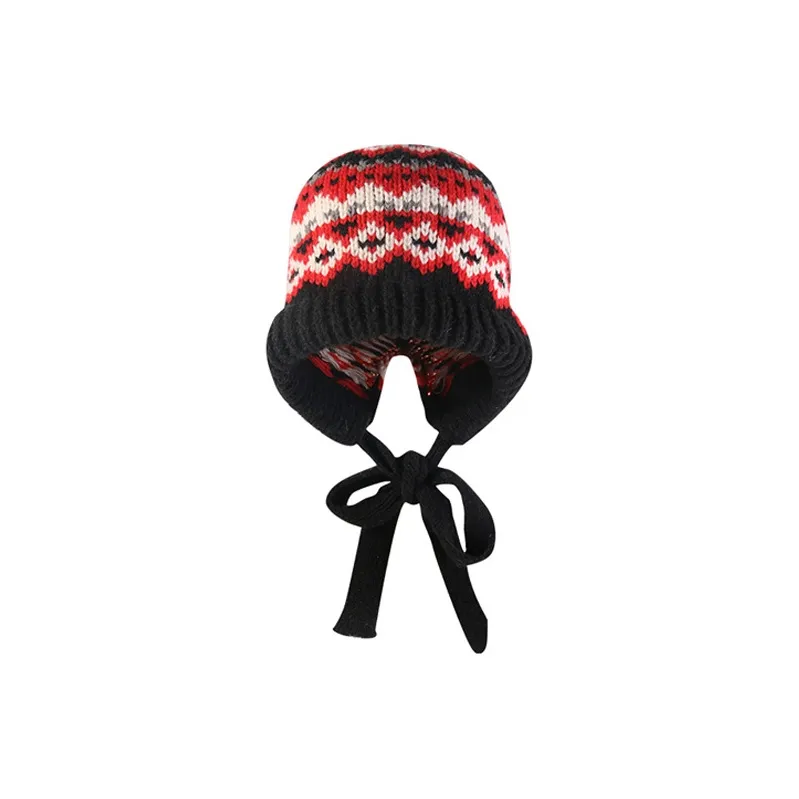 MUSTKOO Acrylic Knitted Hat Women's-0