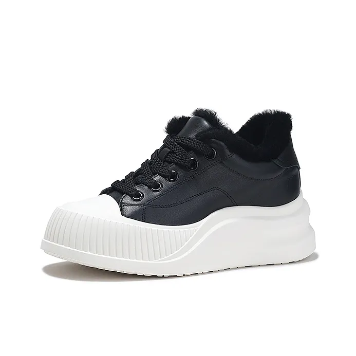 SELAIYA Thermal Low Top Skateboard Shoes Women's-6