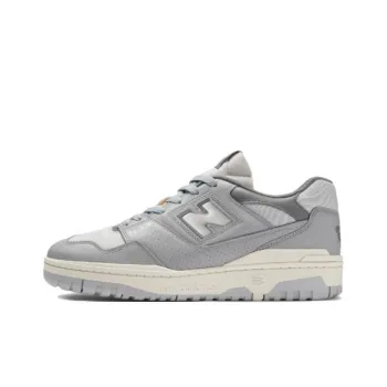 Aime Leondor x New Balance NB 550 Anti Slip Wear Resistant Low Top Skateboard Shoes Unisex Gray