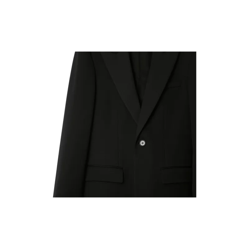 Burberry FW24 Business Suit Coat Men's Black-4