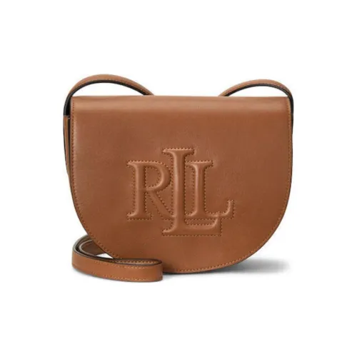 Ralph Lauren Leather Crossbody Bag, Shoulder Bag Women's Brown