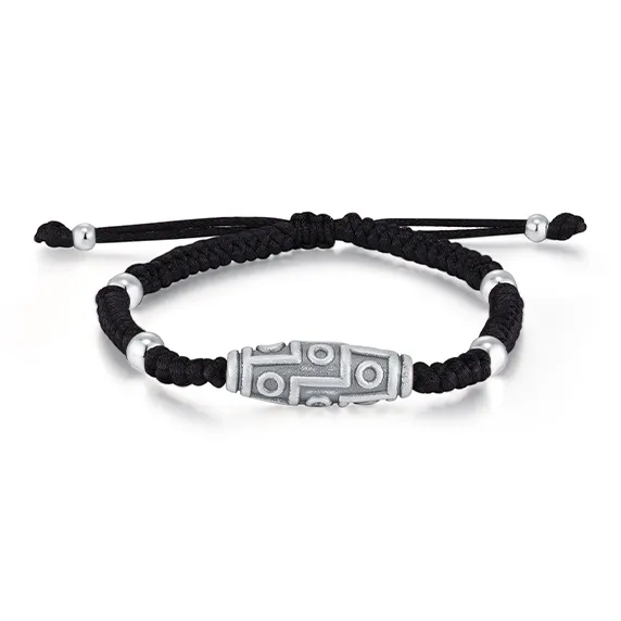 CHINA GOLD 990 Silver Bracelets Men's-0
