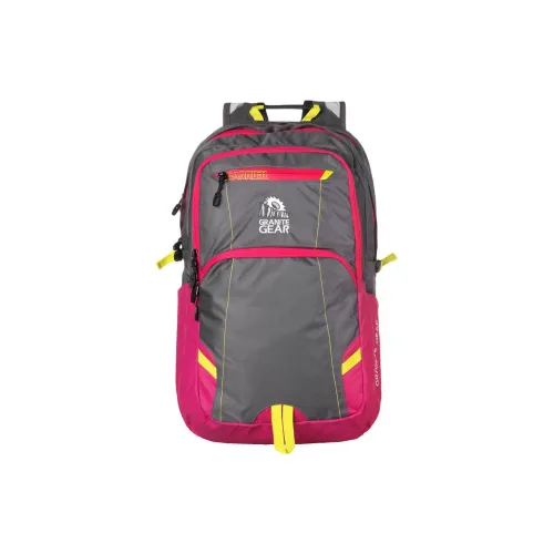 Granite Gear Polyester Backpack Medium Size Unisex Gray Rose Red