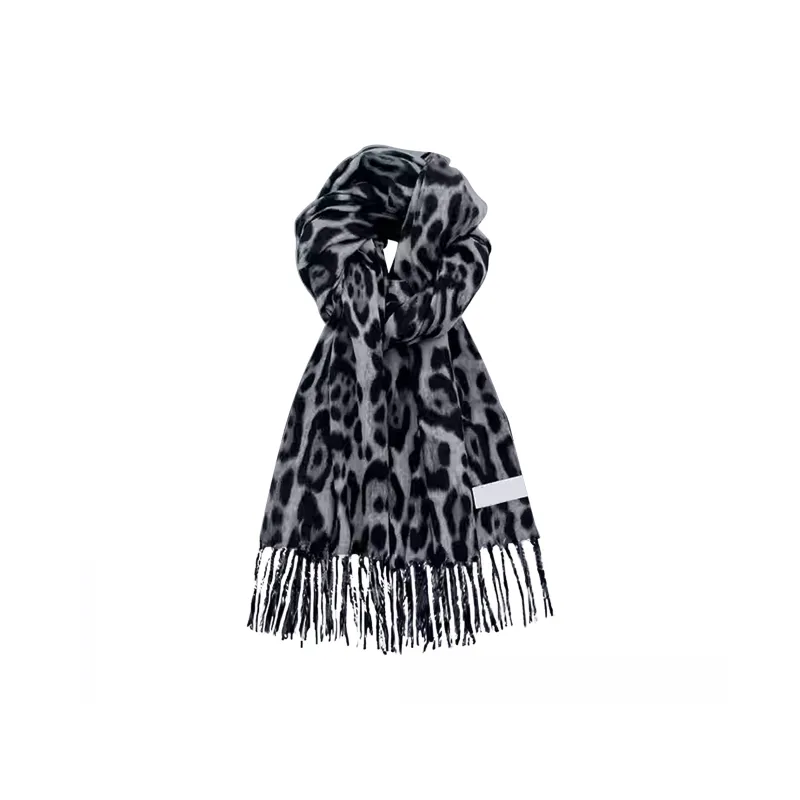 PLAN IN Knit Scarves Unisex-1