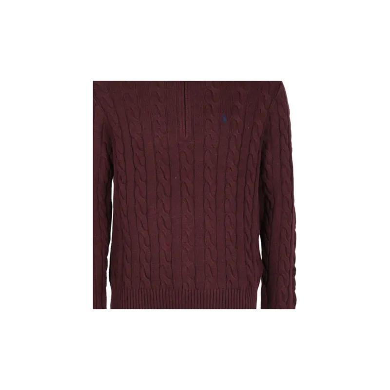 Polo Ralph Lauren SS23 Knitwear Men's Burgundy-6