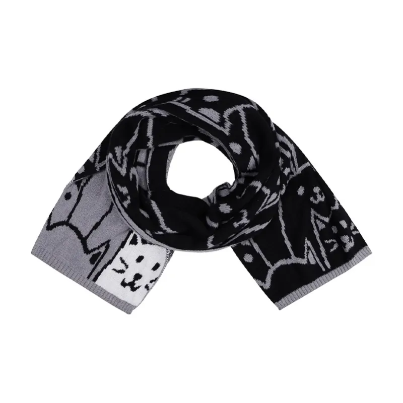 NAME.S Knit Scarves Women's Couple's Box+Shopping Bag-1