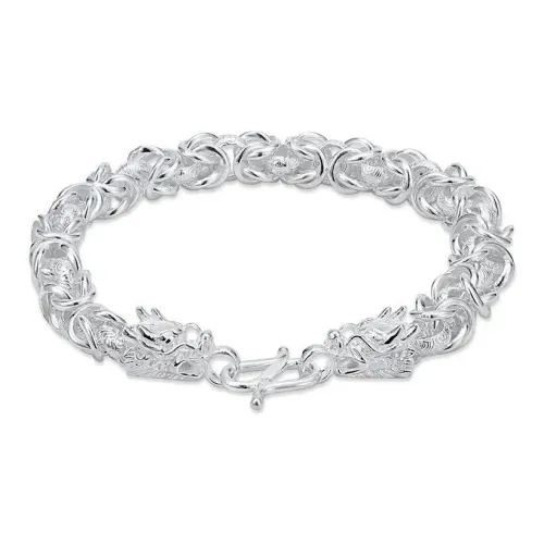 KING SIZE JEWELRY 999 Fine Silver Bracelets Men's