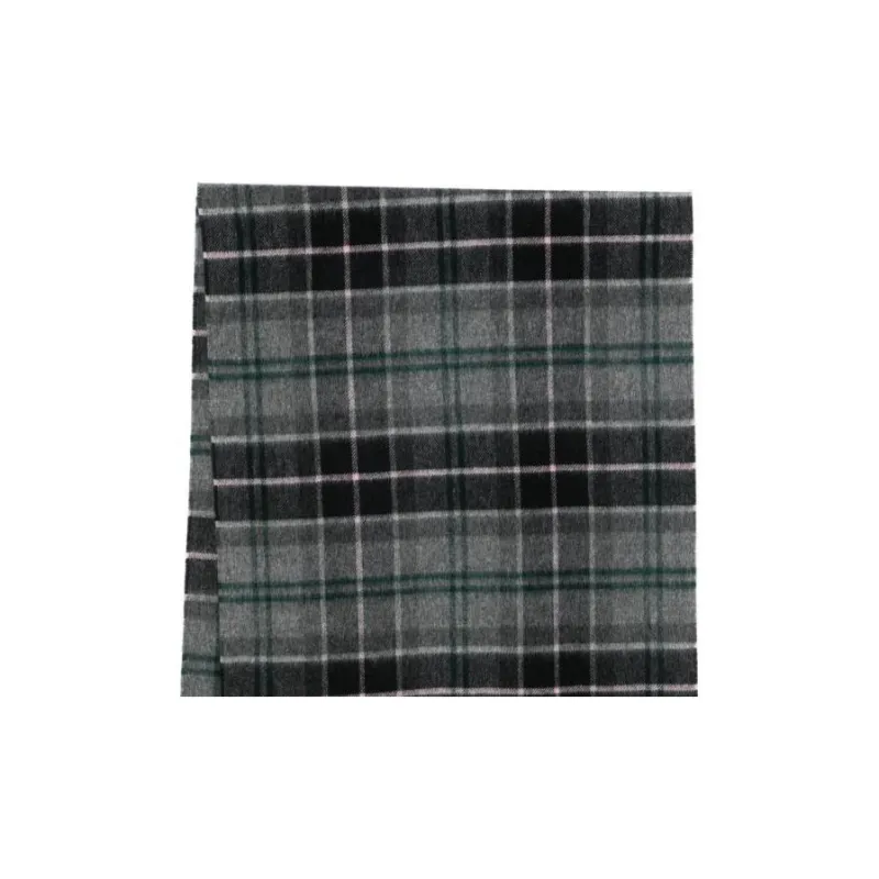 BARBOUR X Ganni Checkered Fringed Edge Scarf-2
