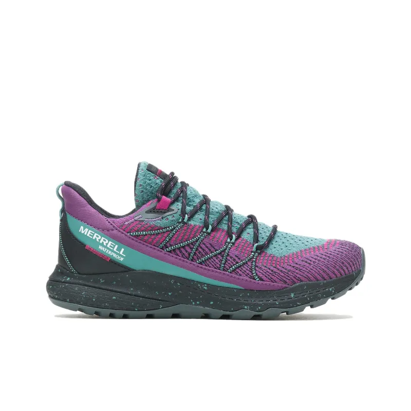 MERRELL Bravada 2 Anti-Slip Wear-Resistant Low-Top Trekking Shoes Women's Green Purple-1