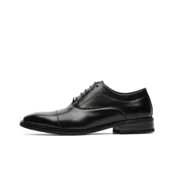 Chi Wolf Three Headpiece Fashion Versatile Dress Shoes Men's