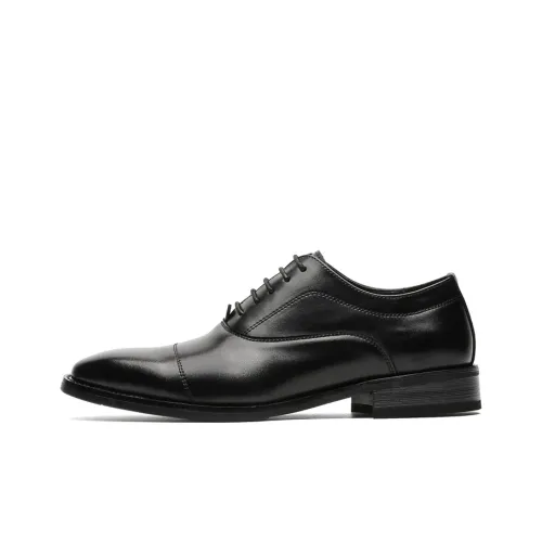 Chi Wolf Three Headpiece Fashion Versatile Dress Shoes Men's