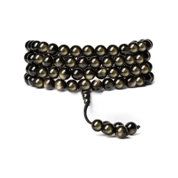 JINGCHENGGOU Obsidian Jade Bracelets Unisex