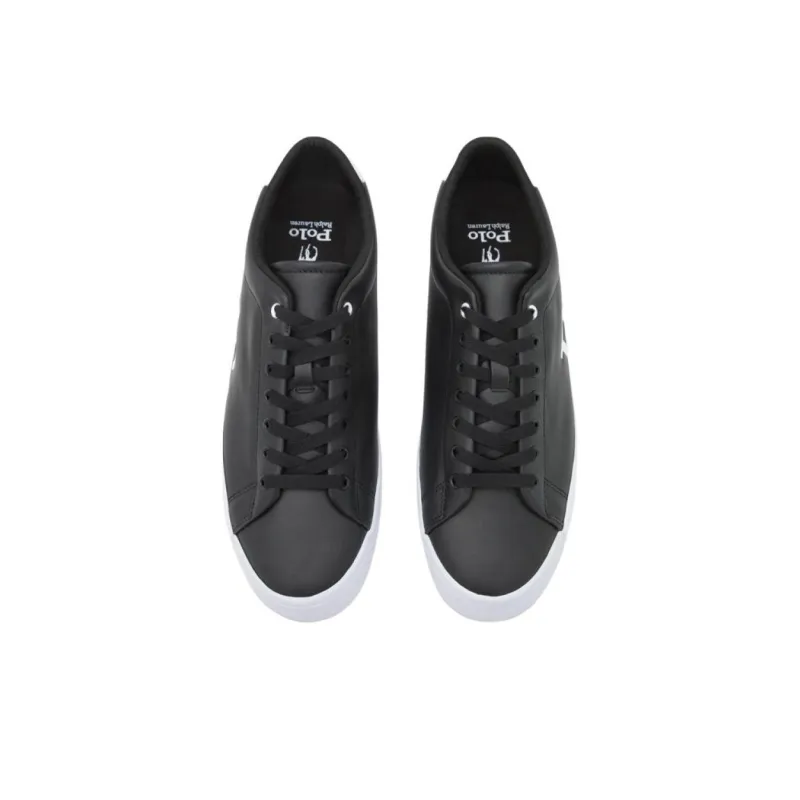 Polo Ralph Lauren Longwood Low-Top Skateboard Shoes Men's Black-4