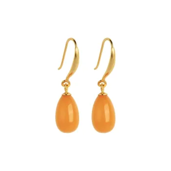 Heng Tai Jewelry S925 Silver Beeswax Earrings Women's