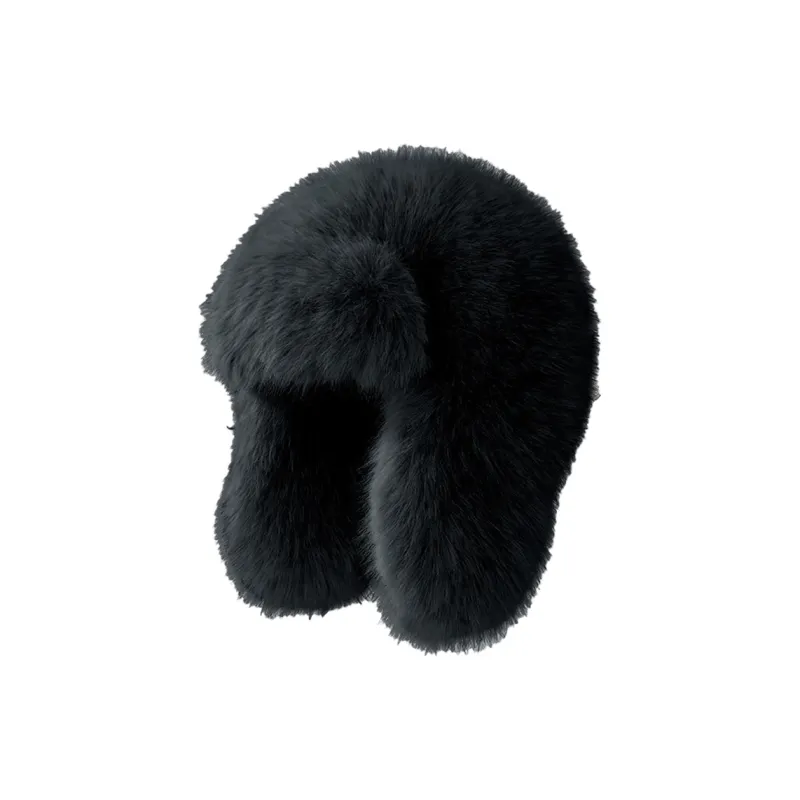 AAJF Mink Fur Trapper Hats Unisex-1