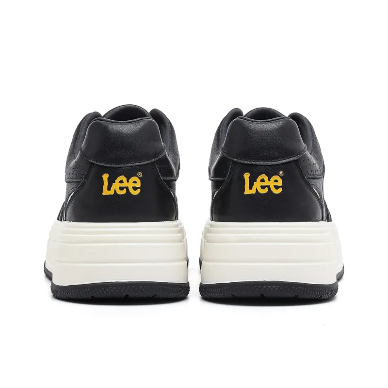 Lee Small White Shoes Cushioning Breathable Height Increasing Low Top Skateboard Shoes Women's-2