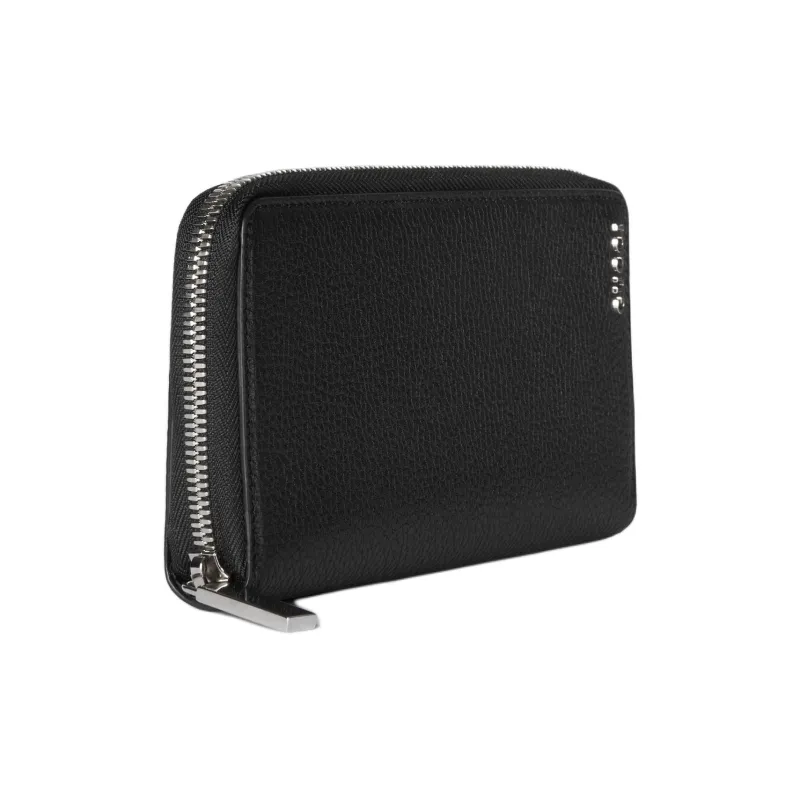 GUCCI Leather Card Holder, Wallet Men's Black-2