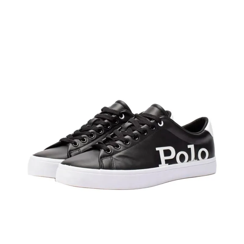 Polo Ralph Lauren Longwood Low-Top Skateboard Shoes Men's Black-2