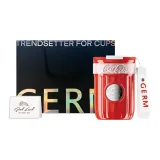 [Germ Limited Laser Black Shopping Bag]Cola Red