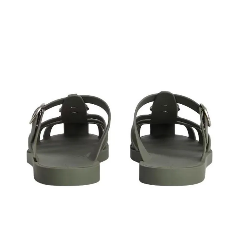 GUCCI Double G Rubber Sole Quiet Closed Toe Slippers Men's Green-4
