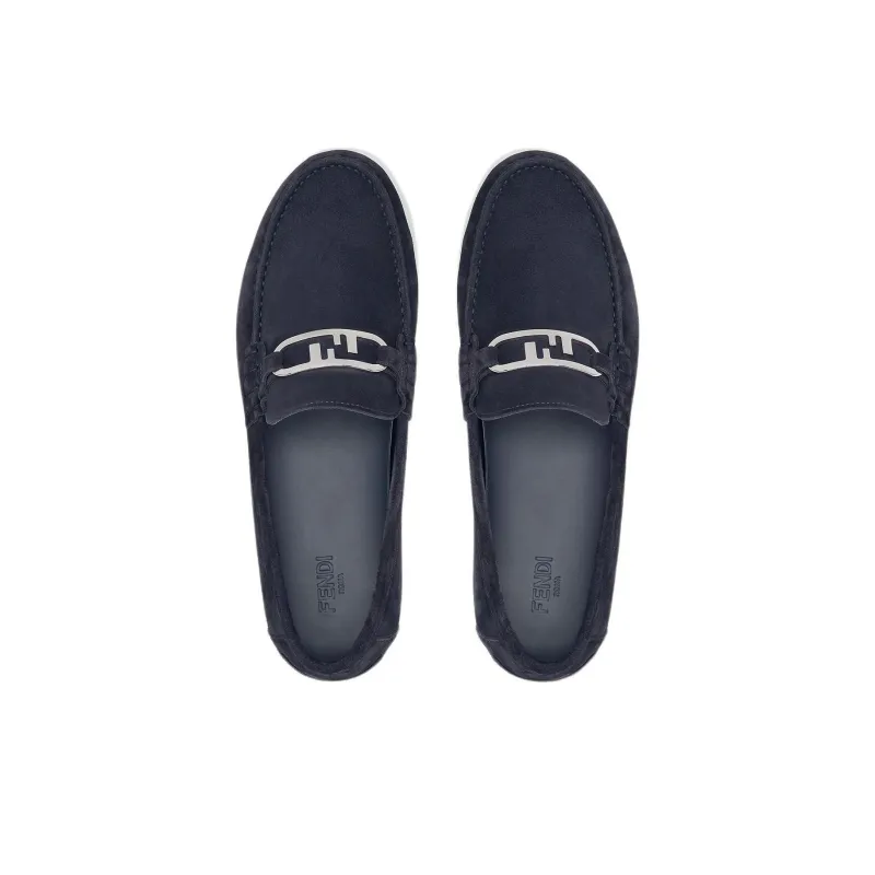 FENDI O'Lock Slip On Loafers-3