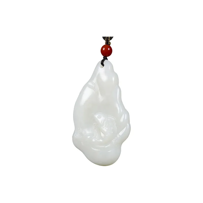 LANPIN Hetian Jade Pendants White Jade Unisex-0
