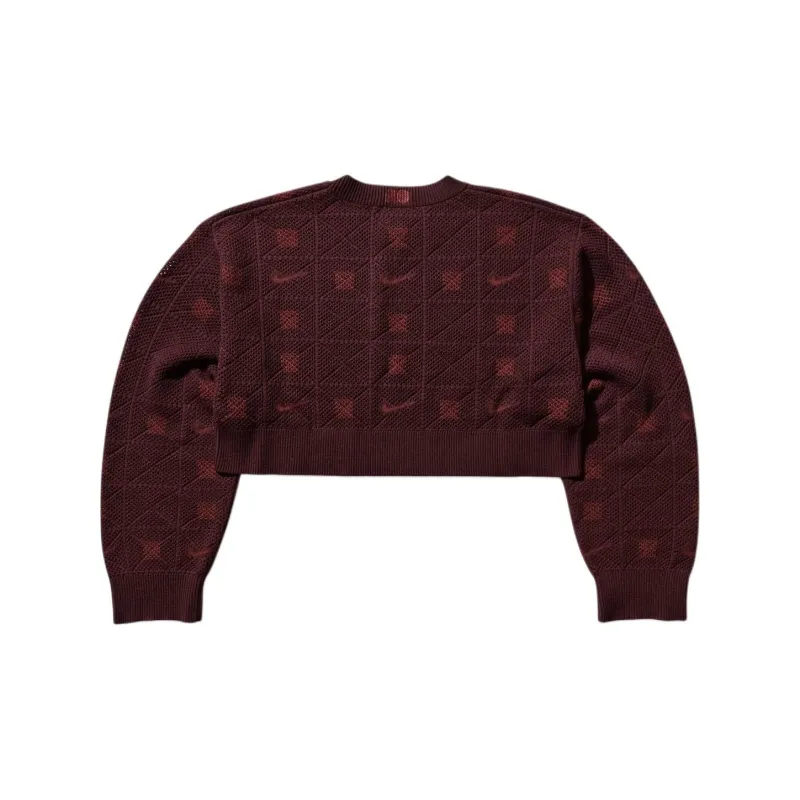 Nike Sweater Women's Burgundy Red-1