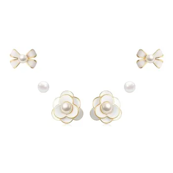 BTOE Alloy Stud Earrings Women's