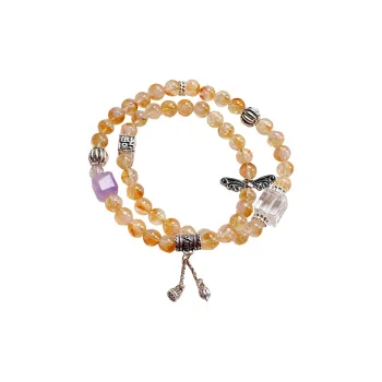 MGS Crystal Beaded Bracelet Unisex