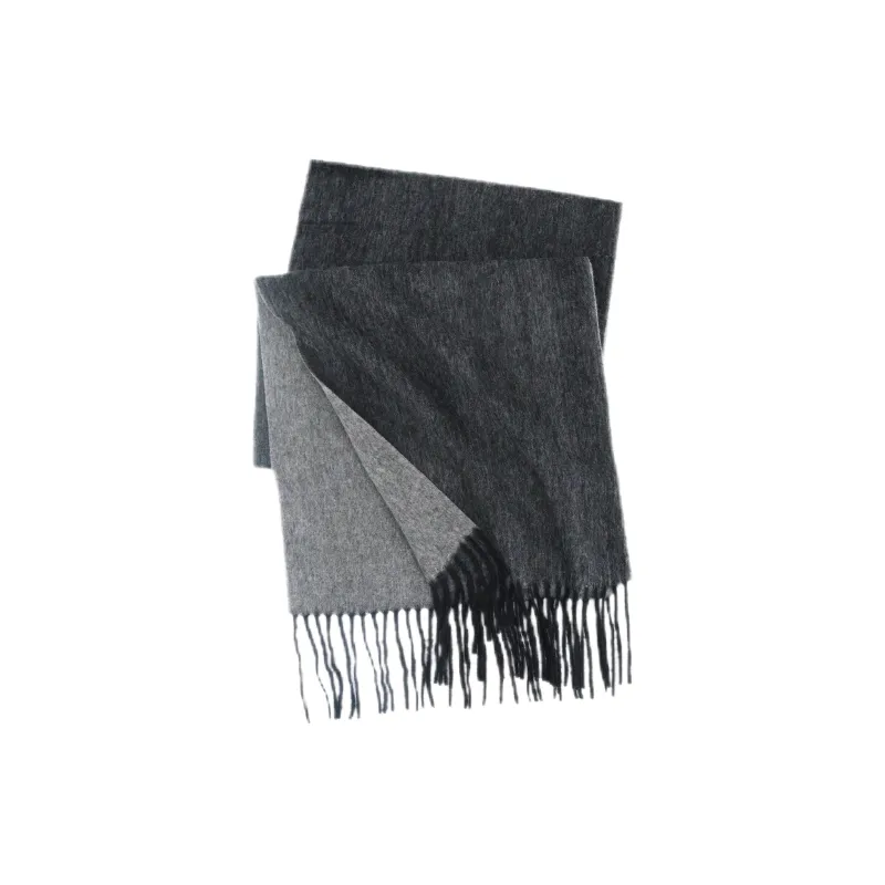 EEEENO Lambswool Knit Scarves Unisex-2