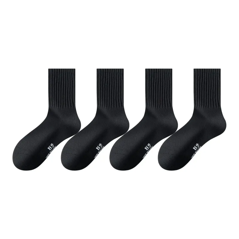 ZEROIN Mid Calf Socks Unisex 4 Pack-4