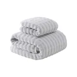(Rime Gray) Bath Towel, Towel[7A Antibacterial]