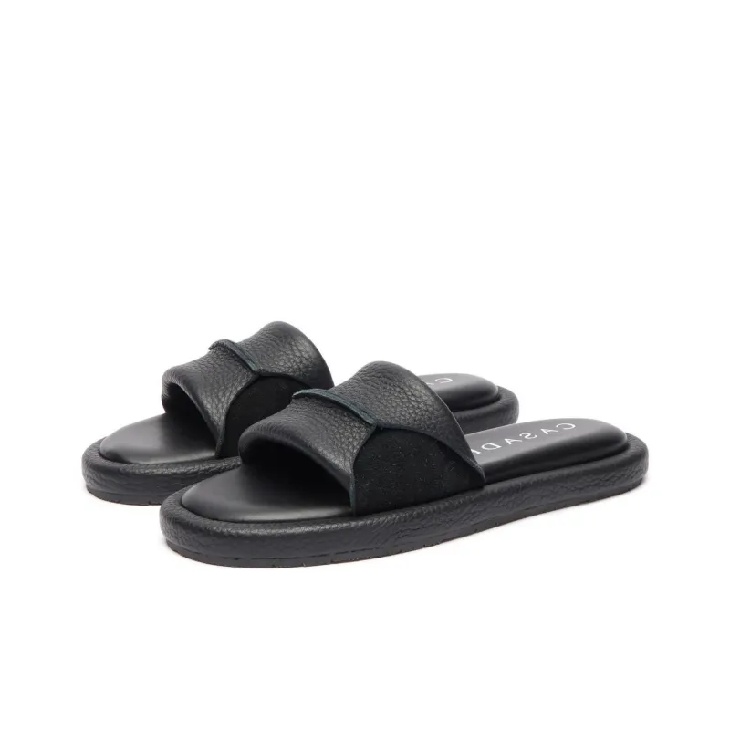 Casadei Parma Lido Leather Slides-2