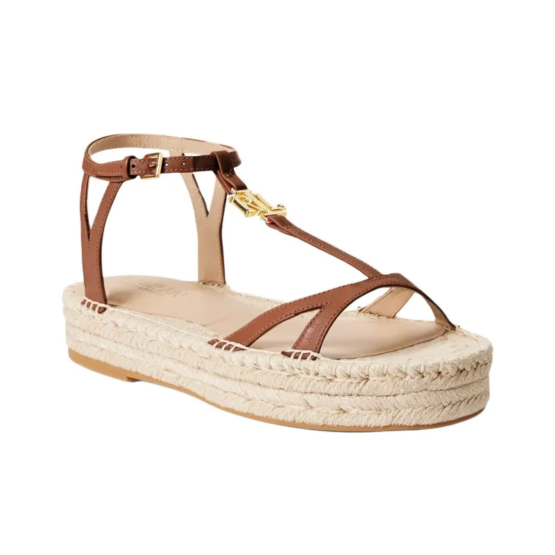 Polo Ralph Lauren Payton One Strap Sandals 3cm Women's Beige-2
