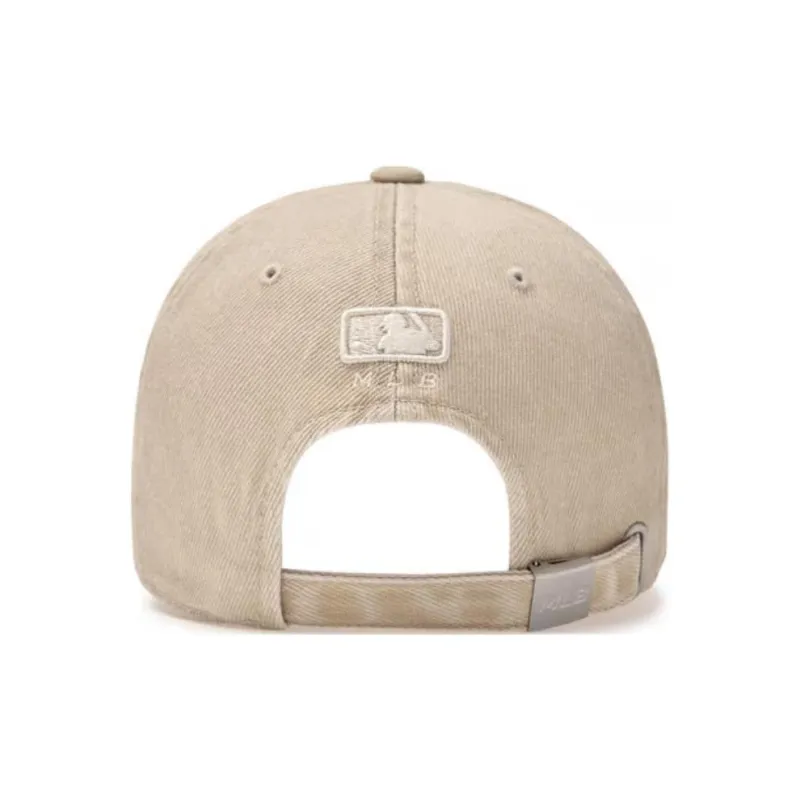 MLB Cotton Baseball Caps Unisex Light Beige-2