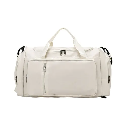 COEXISTENCE Polyester Water Repellent Commute Travel Backpack Regular Unisex White