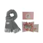 Gray+3D Effect Rose Greeting Card+Envelope