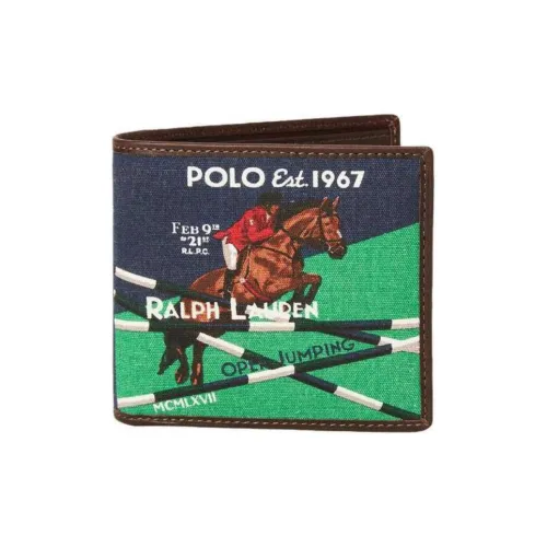 Polo Ralph Lauren Leather Wallet Men's Marine Blue