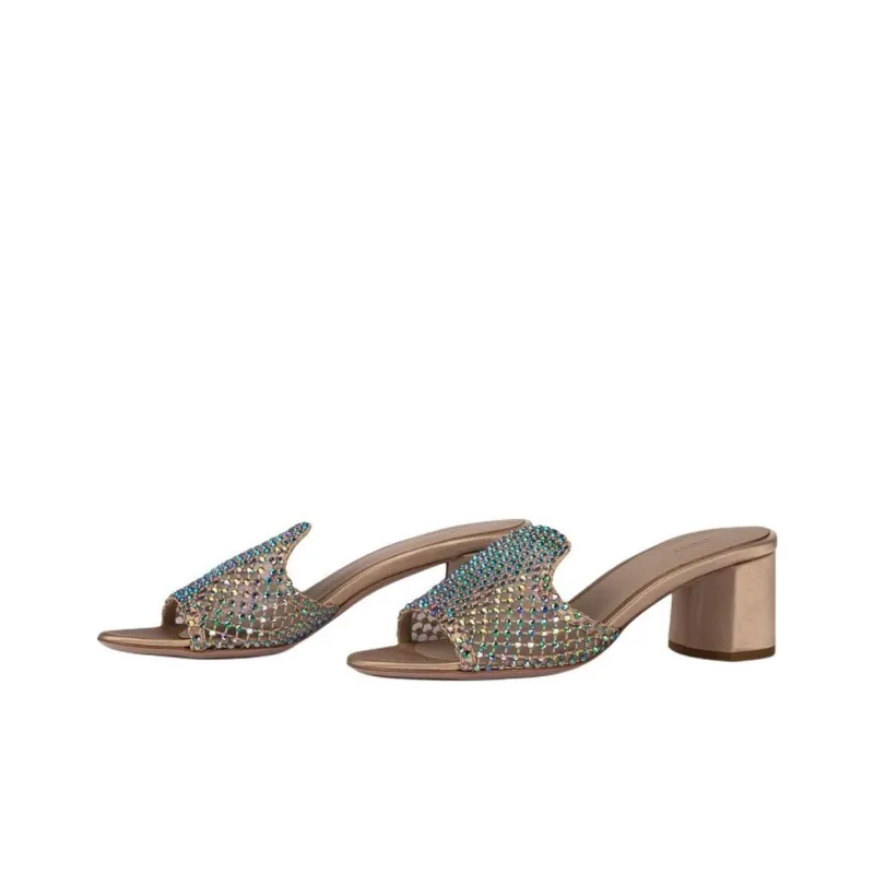 Le Silla Gilda 60mm Crystal embellished Mules Women's-2