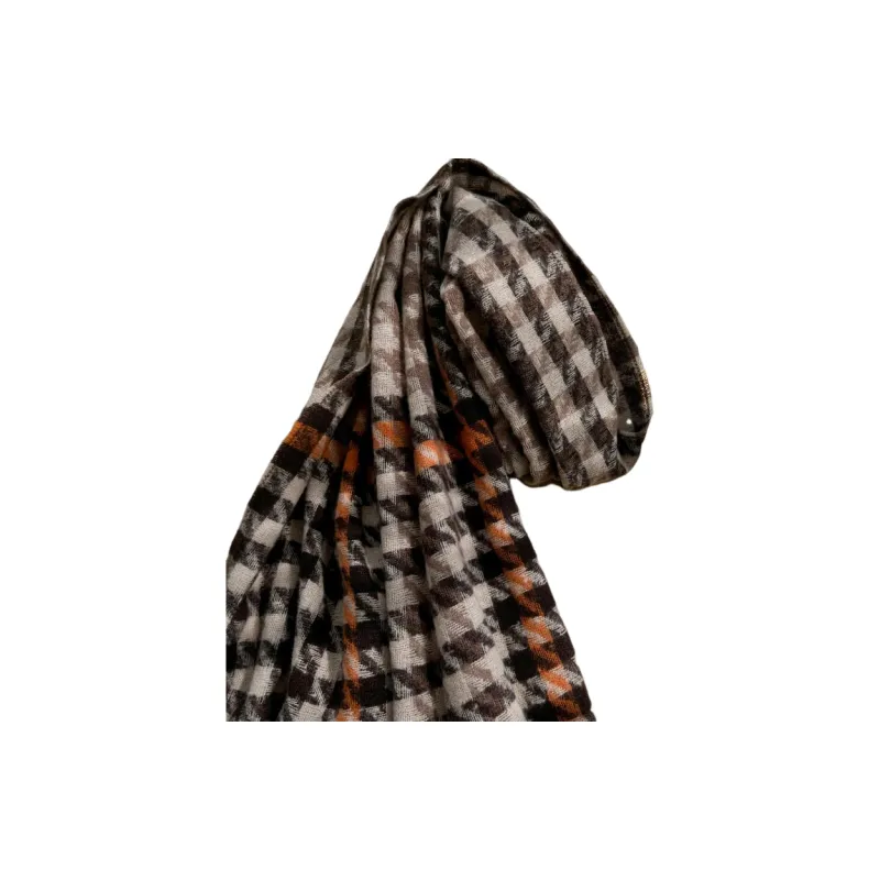 EEEENO Polyester Knit Scarves Unisex-10