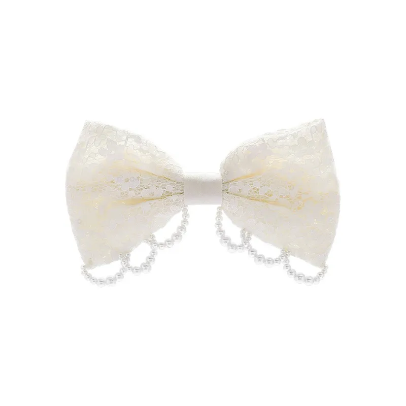 UNABERRY Polyester Faux Pearl Hair Clips Women's-4