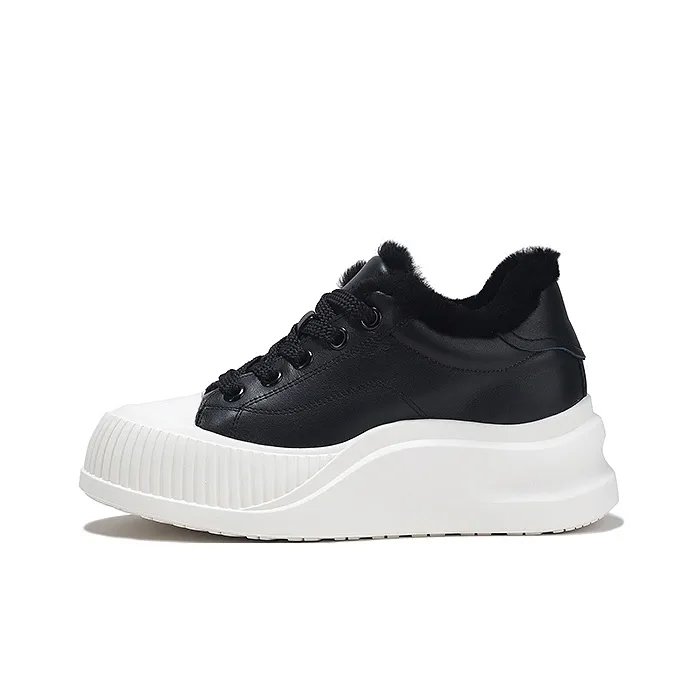 SELAIYA Thermal Low Top Skateboard Shoes Women's-7