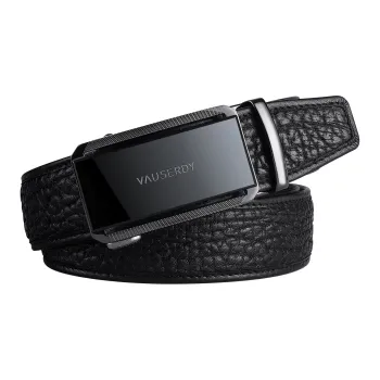 VAUSERDY Cow Leather Pattern Wild Buffalo Leather Leather Belts Men's Width  3.5cm
