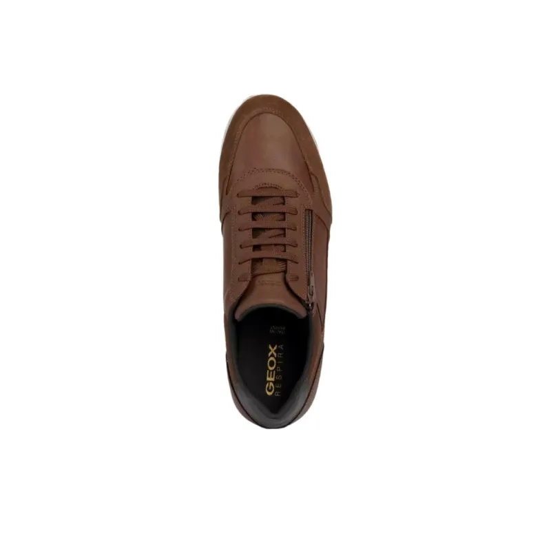 GEOX Avery Anti-Slip Wear-Resistant Low-Top Casual Shoes Men's Brown-4