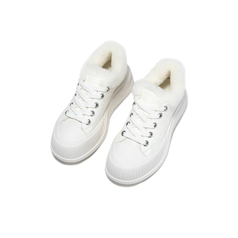 SELAIYA Thermal Low Top Skateboard Shoes Women's-3