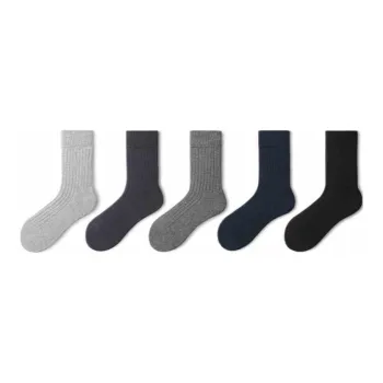 Primeet Mid Calf Socks Men's 5 Pack