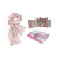 Strawberry Ice Cream+3D Effect Rose Greeting Card+Envelope+Box