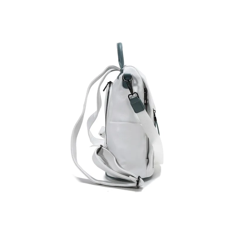 BUHOWE Oxford Backpack Women's White/Blue-2