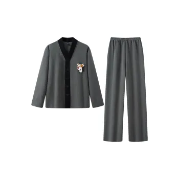 Gongdie x Disney Pajama Set Men's Gray
