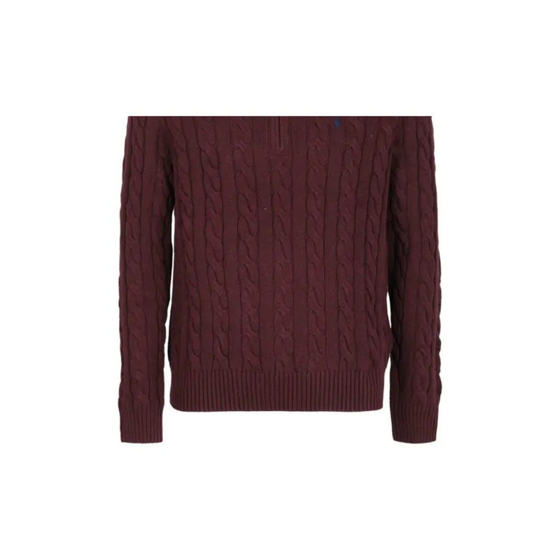 Polo Ralph Lauren SS23 Knitwear Men's Burgundy-5